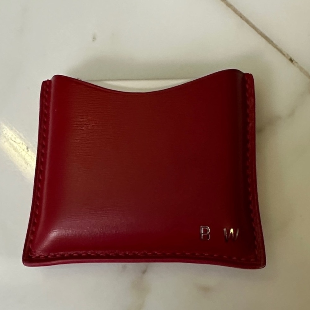 Tan Leather Card Holder